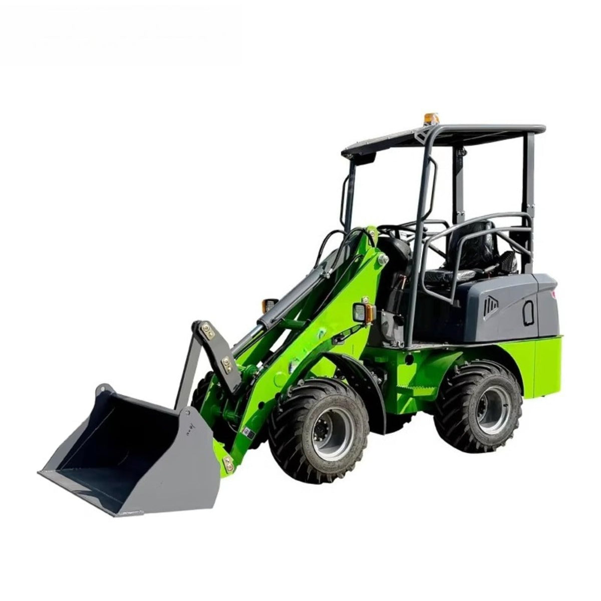 Electric Wheel Loader Compact Front End Electric Loader Articulated Farm Steering Equipment for Construction Garden