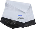 200pcs Poly Mailers Shipping Bags Mailing bags 10x13" / 250x350mm+50mm White Shipping Envelopes Self-sealing Adhesive