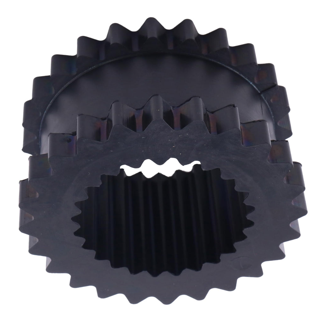 Demfec Coupling Sleeve Elastomer 9JE Compatible with S-Flex series, Solid Design, 6" OD, 3" Elastomer Length,1800 in-lbs Nominal Torque