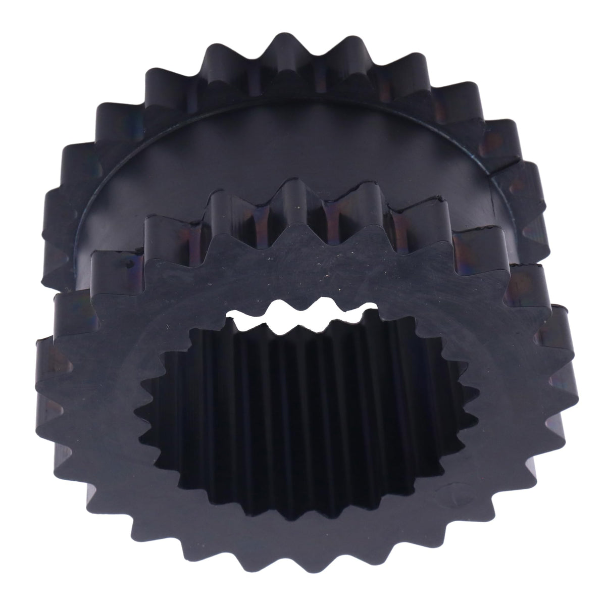 Demfec Coupling Sleeve Elastomer 9JE Compatible with S-Flex series, Solid Design, 6" OD, 3" Elastomer Length,1800 in-lbs Nominal Torque