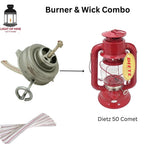 Light of Mine Replacement Burner and Wick (Dietz Comet #50 Burner)