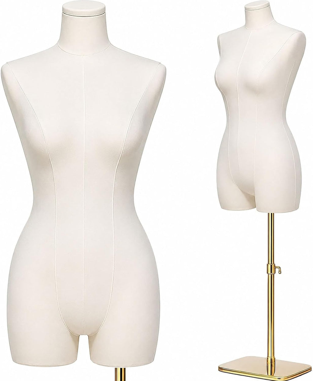 Female Dress Form Mannequin Torso with Adjustable Stand for Sewing | Fashion Half Body Mannequin for Clothing