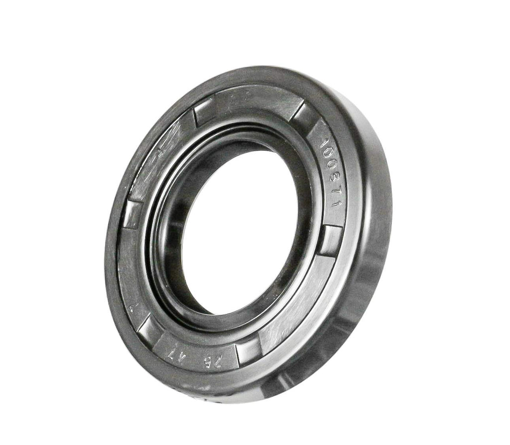 EAI Oil Seal 25mm x 47mm x 7mm (2 PCS) TC Double Lip w/Spring. Metal Case w/Nitrile Rubber Coating