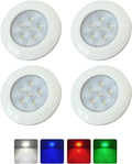 Boat Courtesy Lights, 3’’ RGBW LED Deck Interior Lights for Boat