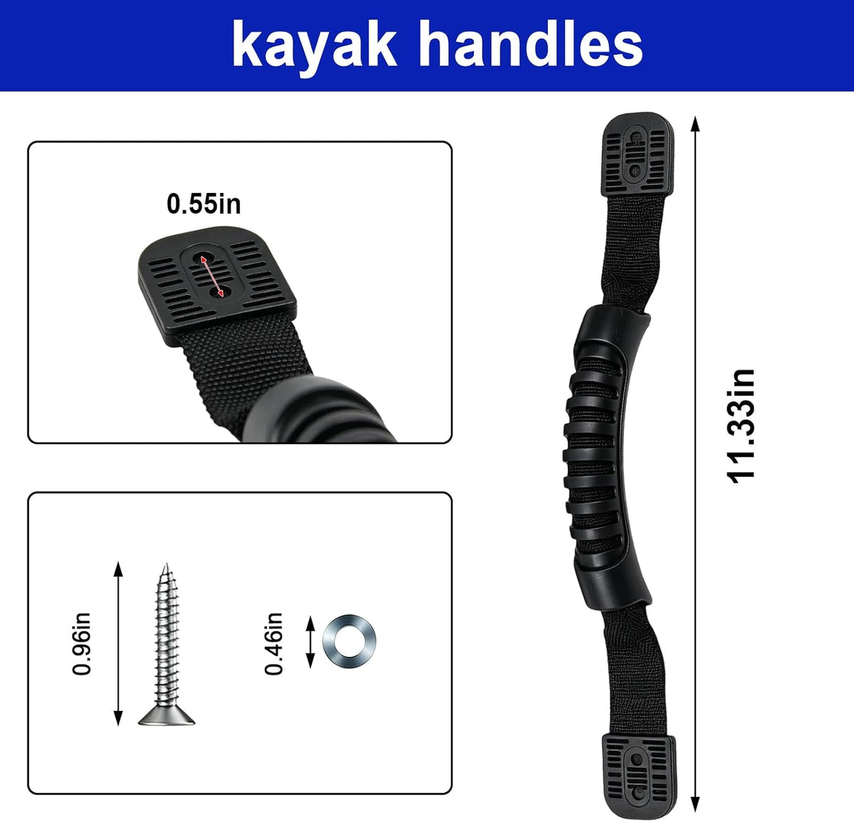 F1C-U1552-00-00 Handles Grab Replacement for Yamaha Boat Accessories(2 pcs)