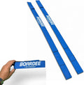 Volleyball Net Antenna Sleeves - Durable Tarpaulin Hook-and-Loop Sleeves with Vertical Straps - Indoor and Beach