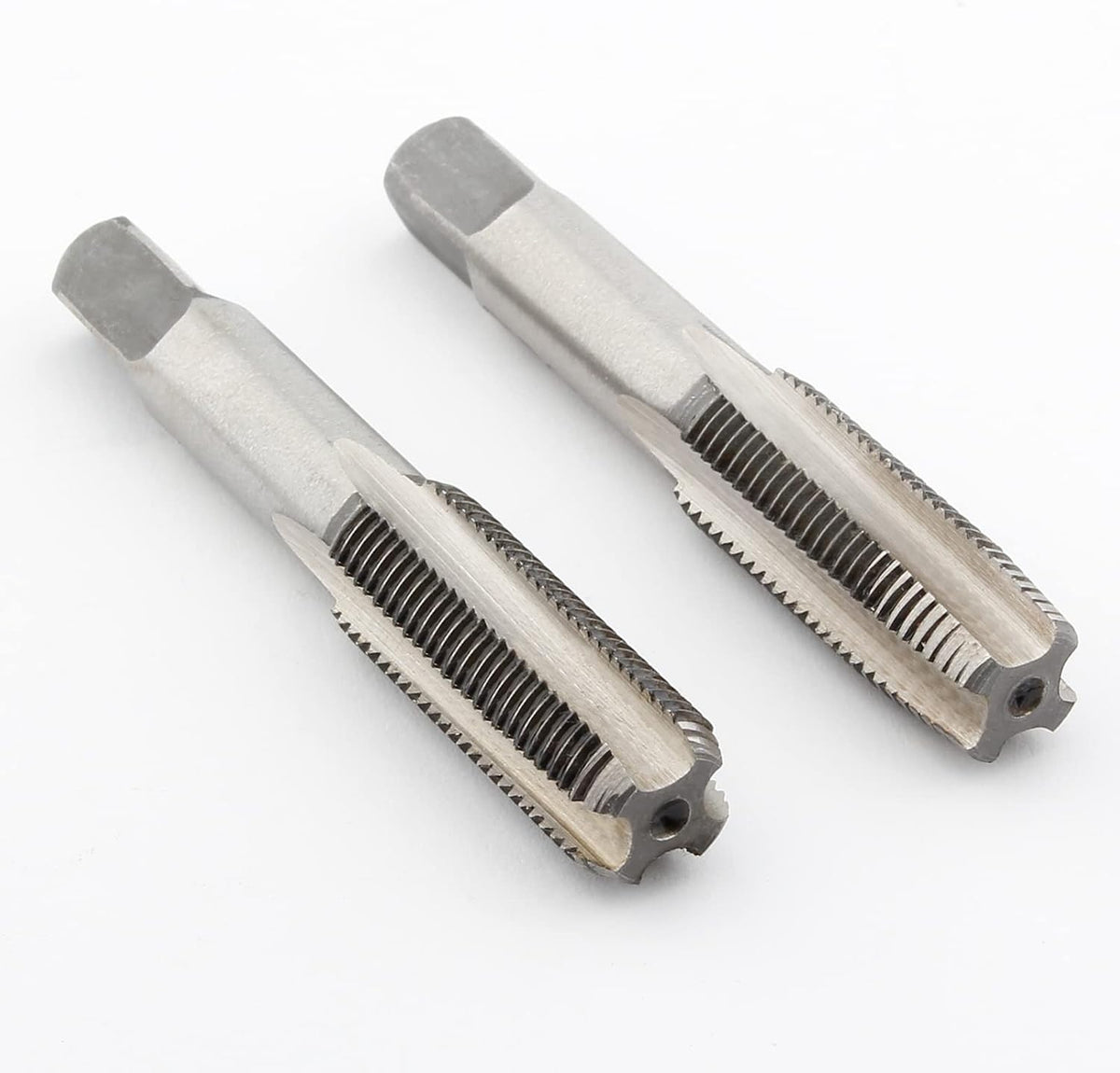 2 PCS M10x1.25 Metric Tap, HSS Thread Tool for Metal Cutting