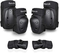 Adult Knee Pads Elbow Pads Wrist Guards for Adult Kids 6 in 1 Protective Gear Set for Skateboarding Biking Roller