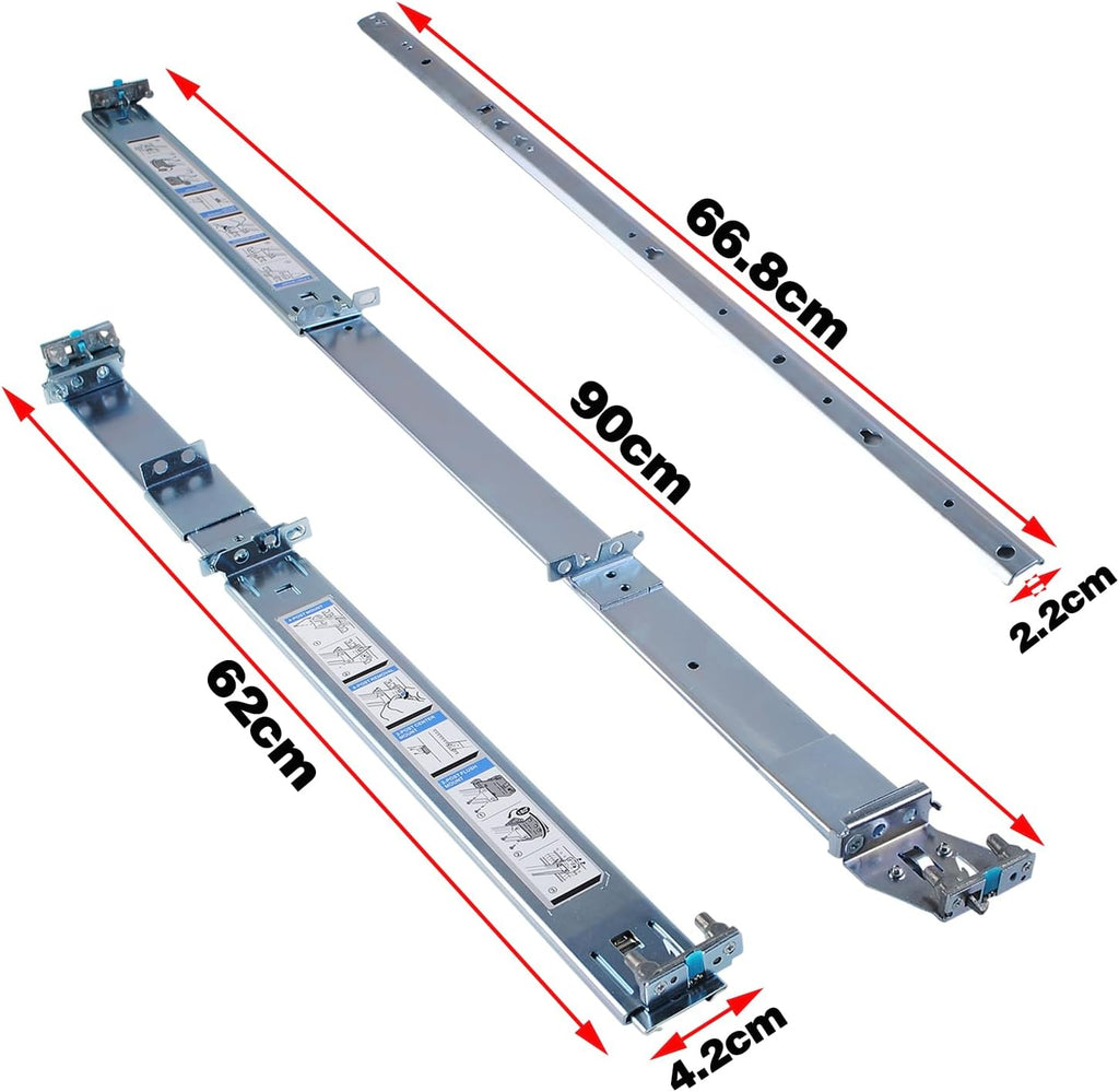 2U Static Rails Kit H872R 0H872R