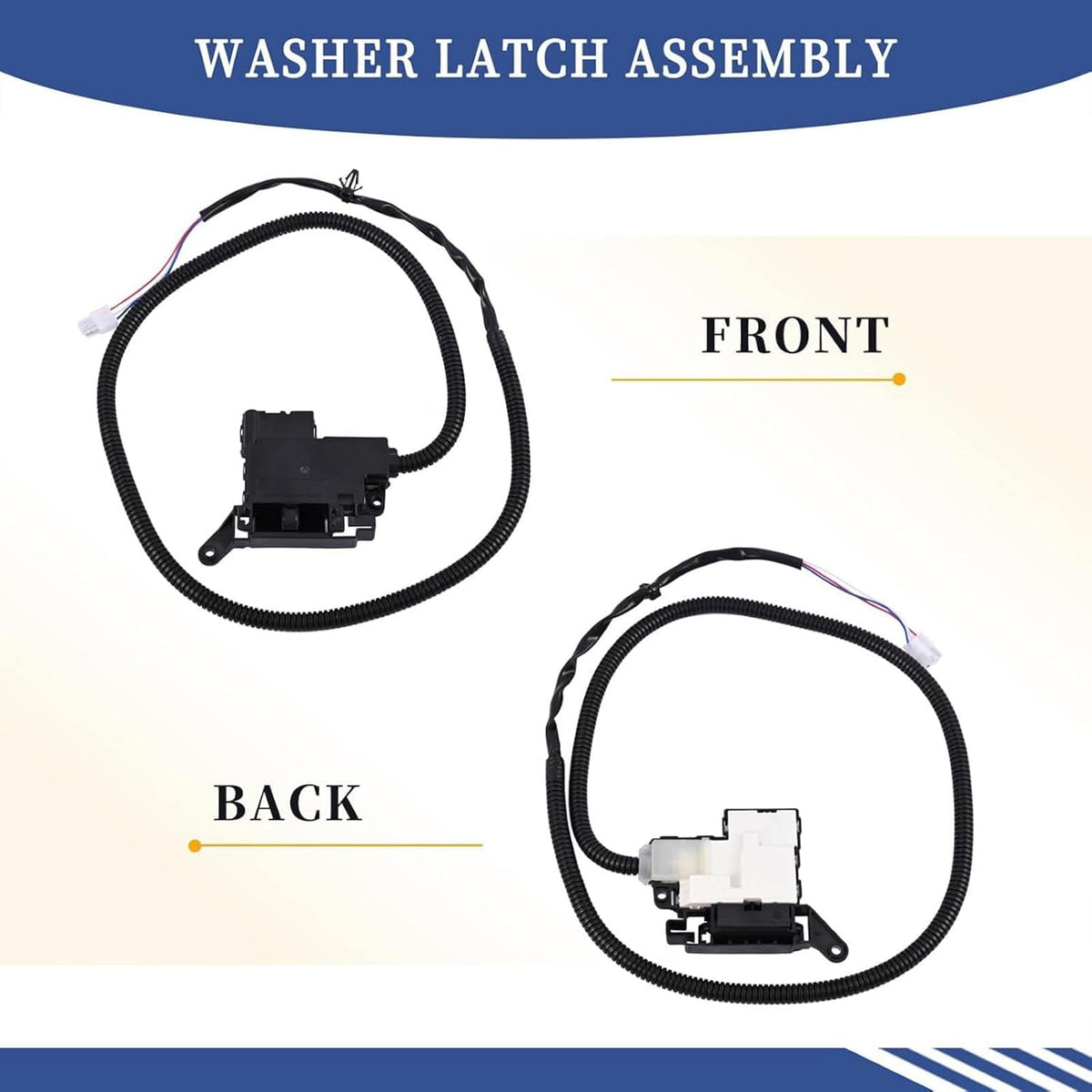 Washer Lid Lock Switch Replacement for Whirlpool WTW5010LWO, WTW5010LW1, WTW5015LWO, WTW5015LW1