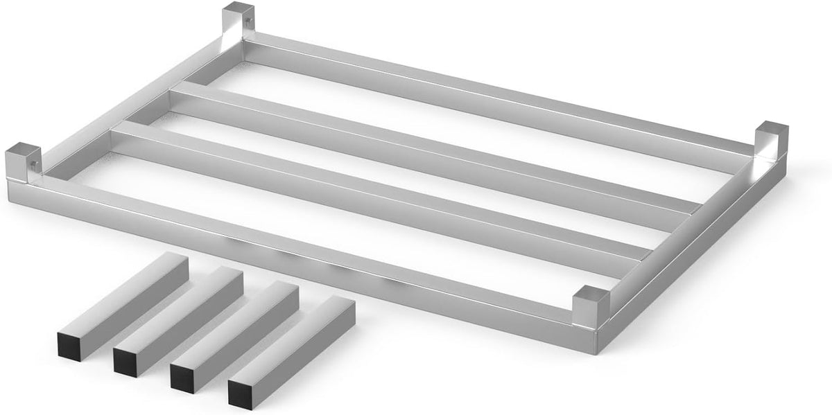 Aluminum Dunnage Rack 36" x 24" | 12" Off The Floor | 1200 Lbs Capacity