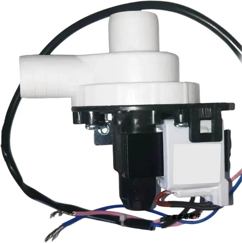 Washer Drain Pump Motor Replacement, 30W 21L/Min Water Drainage Valve Component, Front Load Drum Washing Machines