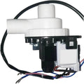 Washer Drain Pump Motor Replacement, 30W 21L/Min Water Drainage Valve Component, Front Load Drum Washing Machines