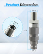 193-8334 Hydraulic Flat Face Quick Coupler Male, Replace 1938334 CA1938334