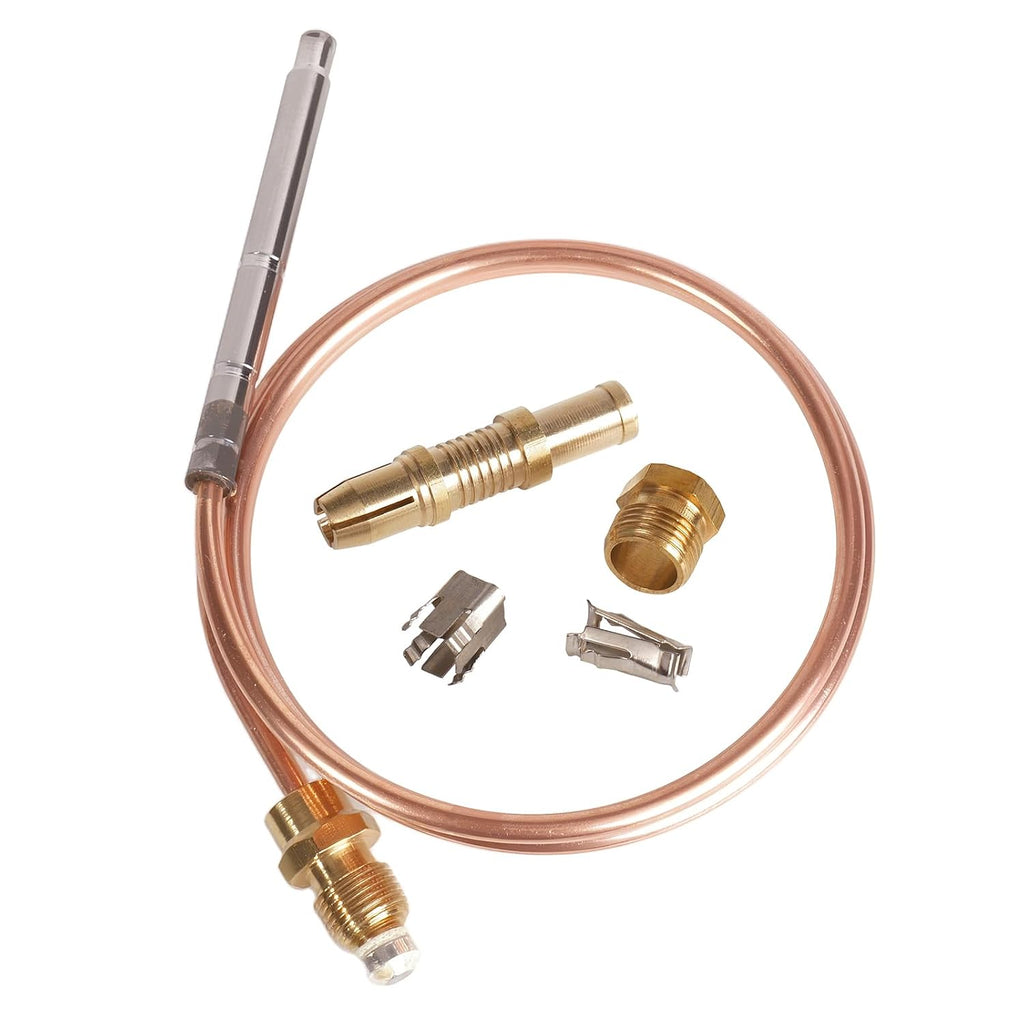 Thermocoupler for Robertshaw Thermostat Control Pilot Burner Assembly Replacement 1980-036 Snap Fit Universal Thermocouple (36")