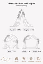 Wedding Arch Flowers Kit, Teal Orange, Fall Decor
