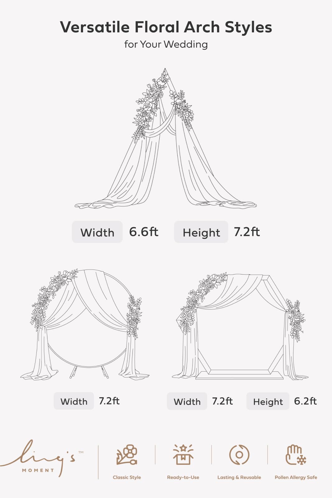 Wedding Arch Flowers Kit, Teal Orange, Fall Decor