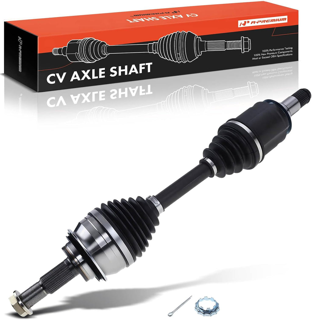 A-Premium Front CV Axle Shaft Assembly w/Heavy Duty Thermoplastic Boot