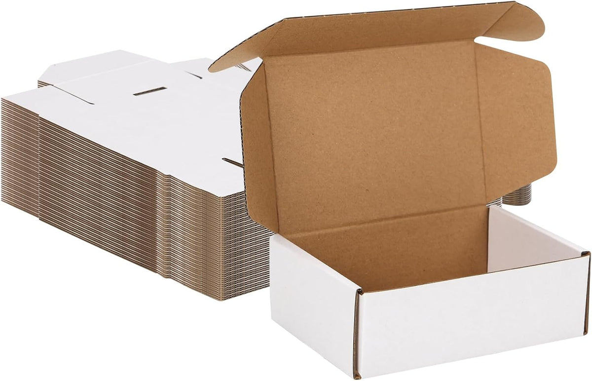 6x4x2 Inch Shipping Boxes Pack of 50 Small Cardboard Box Mailing