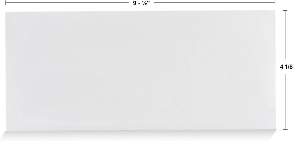 #10 Business Envelopes Letter Size Windowless Self Seal Security 100ct