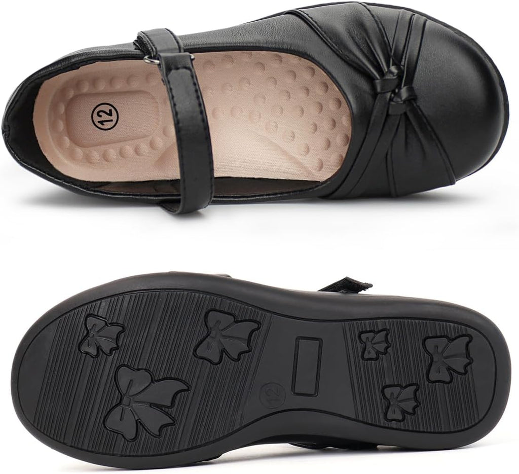 Girl's School Uniform Mary Jane Flats Dress Shoes