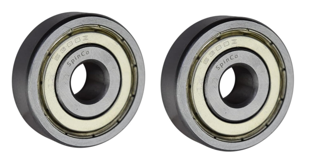 (2 Each) 6300-ZZ, 6300-2Z, 300SS Shielded Radial Ball Bearing 10X35X11 by SpinCo