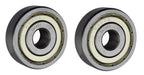 (2 Each) 6300-ZZ, 6300-2Z, 300SS Shielded Radial Ball Bearing 10X35X11 by SpinCo