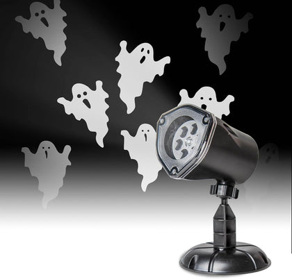 Halloween Projector Lights, Rotating Ghost Projector Halloween, Waterproof Outdoor Halloween Projector, Landscape