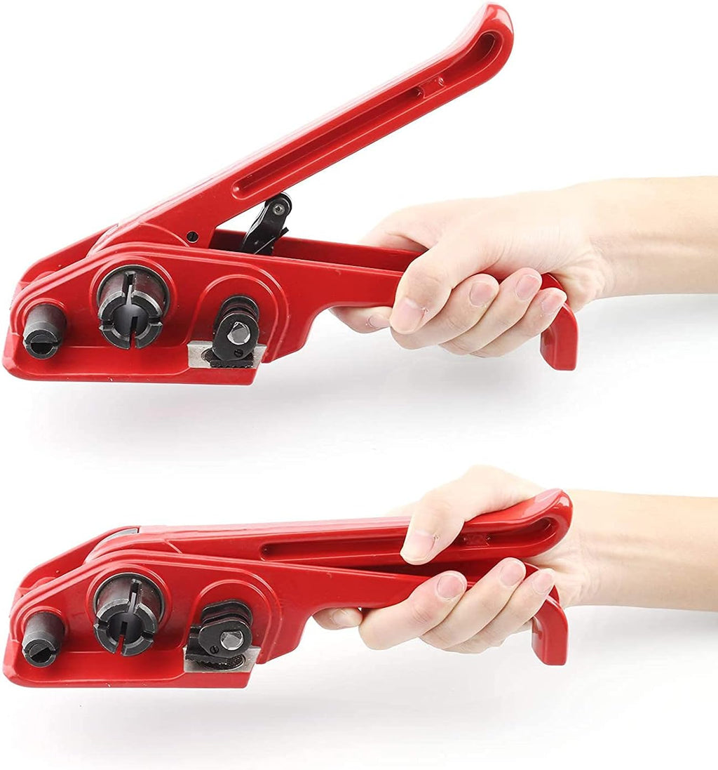 Pallet Packaging Strapping Banding Kit Tensioner Tool Sealer, Parcel Strapping Packing Machine Kit Banding Roll