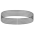 MECCANIXITY 852mm GT-2 Timing Belt 6mm Width 2mm Pitch Black 5pcs
