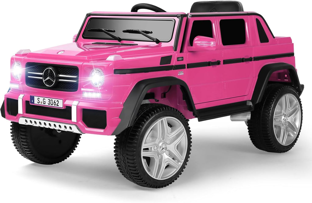 Ride On Cars, Licensed Mercedes-Benz Maybach G650S, 12V7AH Battery Powered Toy Electric Car for Kids W/LED Underglow