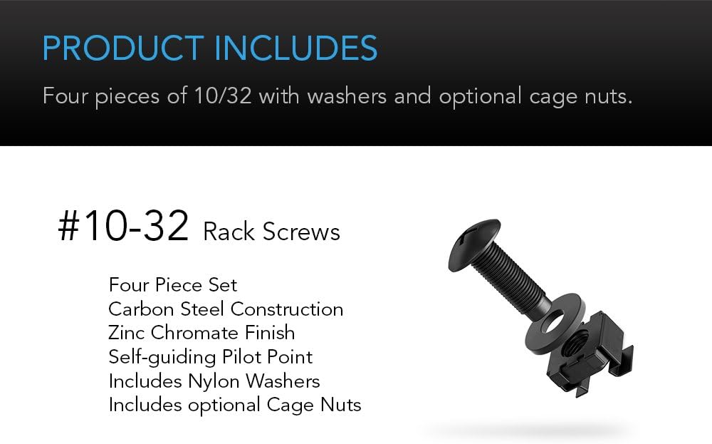 AC Infinity Vented Rack Shelf 1U, 6" Deep for 19" Server & AV Racks