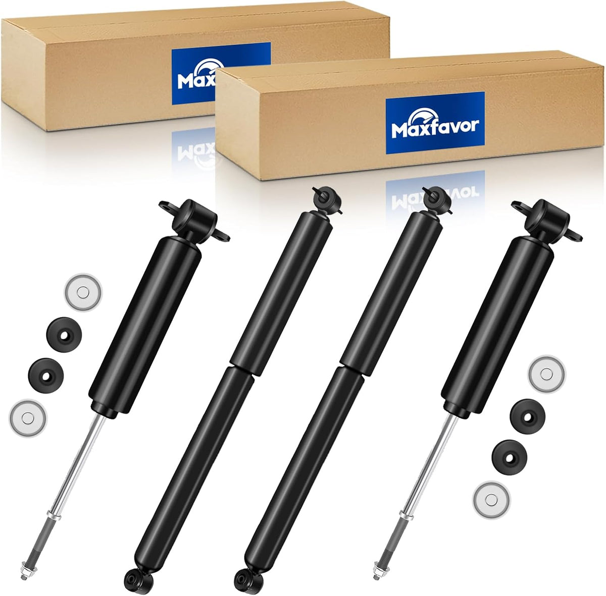 Maxfavor RWD Front Rear Shocks Struts Compatible with