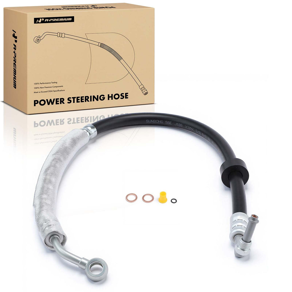 A-Premium Power Steering Pressure Hose Assembly, Pump To Rack/Gear