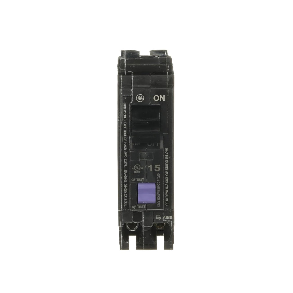 ABB Q-Line 15A 1-Pole Dual Function Circuit Breaker, GFCI/AFCI