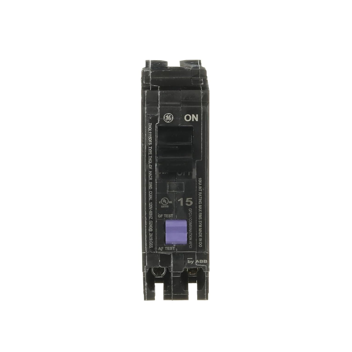 ABB Q-Line 15A 1-Pole Dual Function Circuit Breaker, GFCI/AFCI