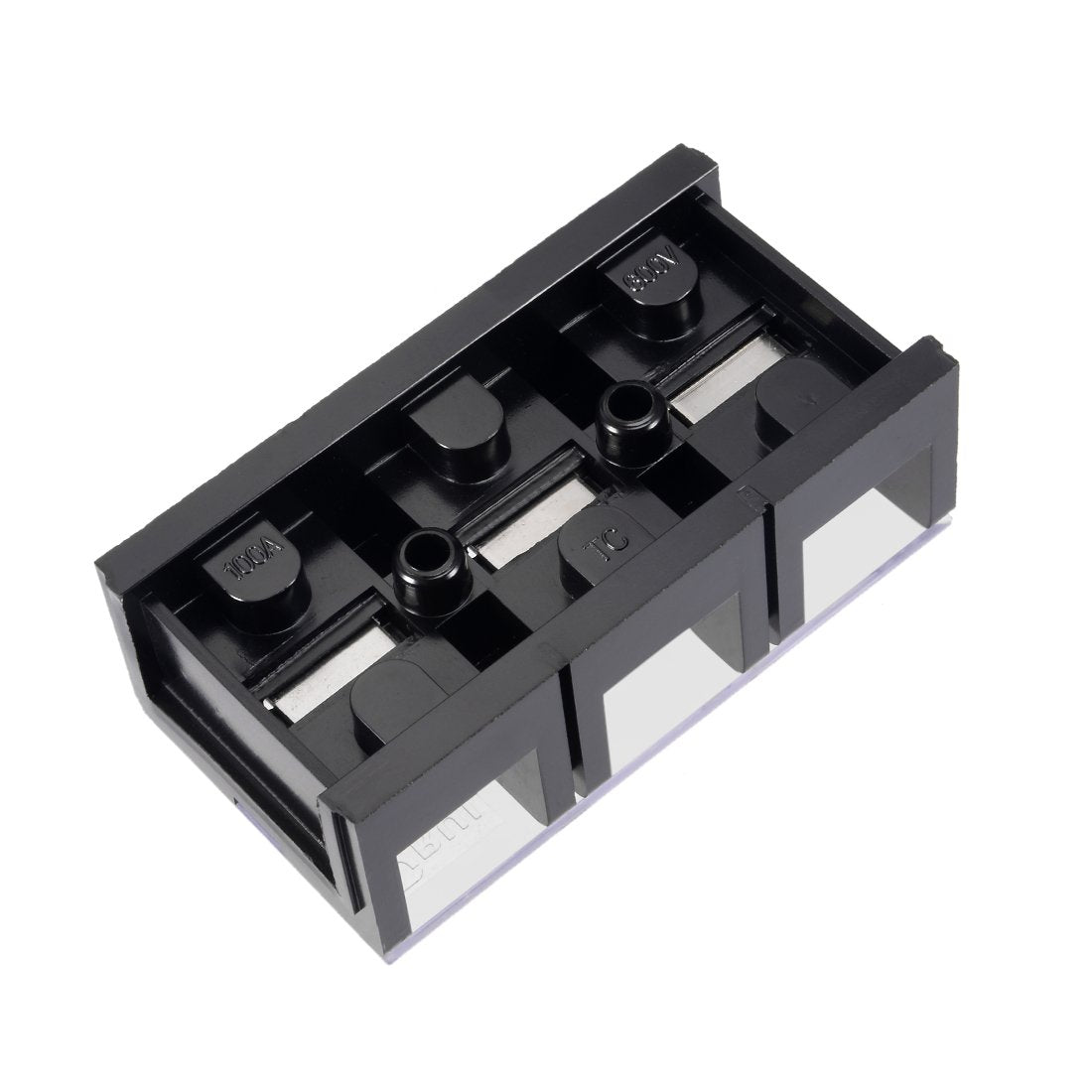 uxcell Dual Rows 3 Positions 600V 100A Wire Barrier Block Terminal Strip