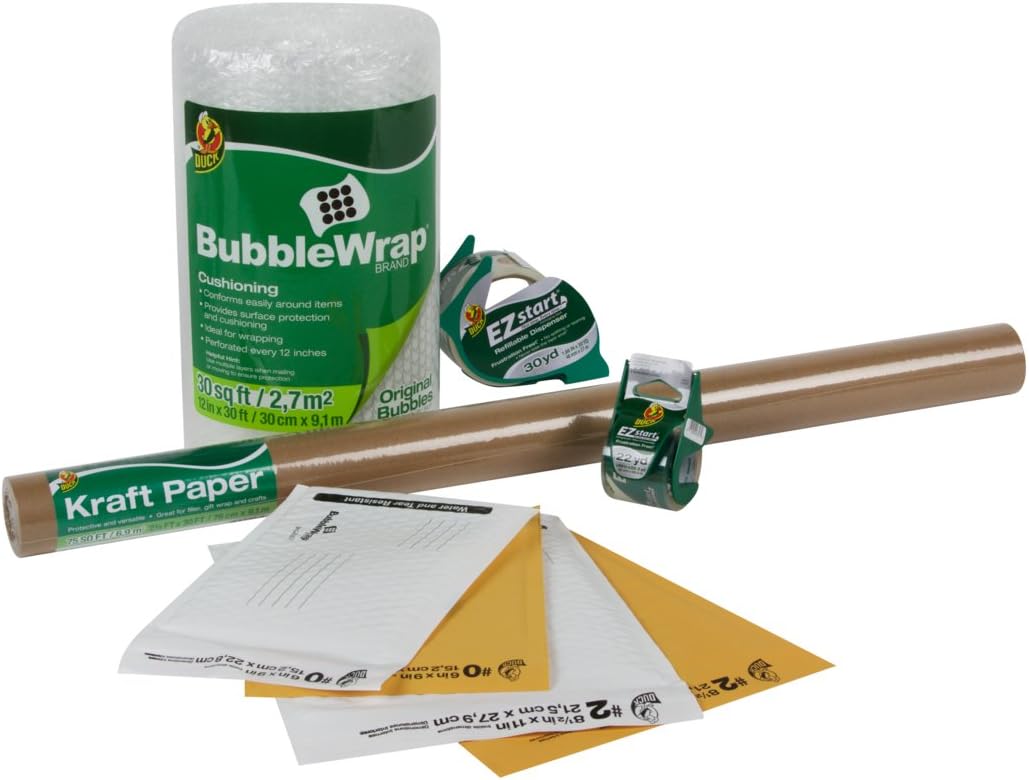Brand Kraft Bubble Mailers, #0 - 6 x 9 Inches, 25-Pack (394483)