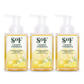 SoF Lemon Verbena Foaming Hand Wash, Agave Nectar & Coconut Oil, 3pk
