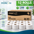 Universal Jumbo Roll Toilet Paper, White, 2-Ply, 625 Ft, 12 Rolls