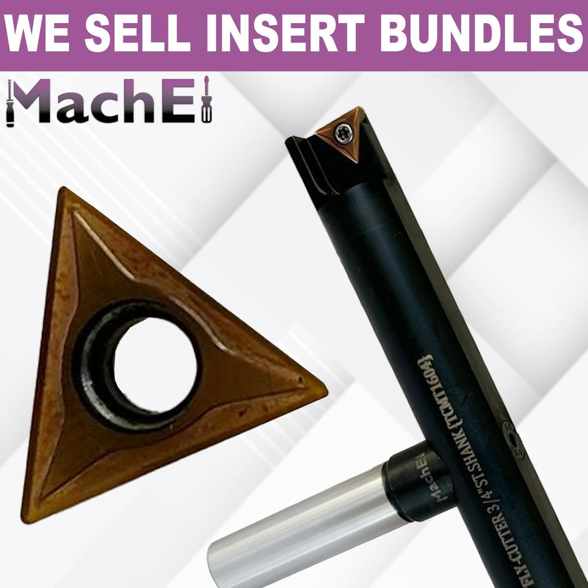 MachEl New Balanced Design 9″ Fly Cutter Indexable Type with 3/4″ Straight Shank Single Insert Face Milling Cutter TCMT1604 Insert Included Torx Screw & Star Key Included