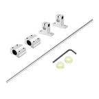 uxcell 10mm x 750mm Linear Motion Rod Shaft Guide,Hard Chrome Plated