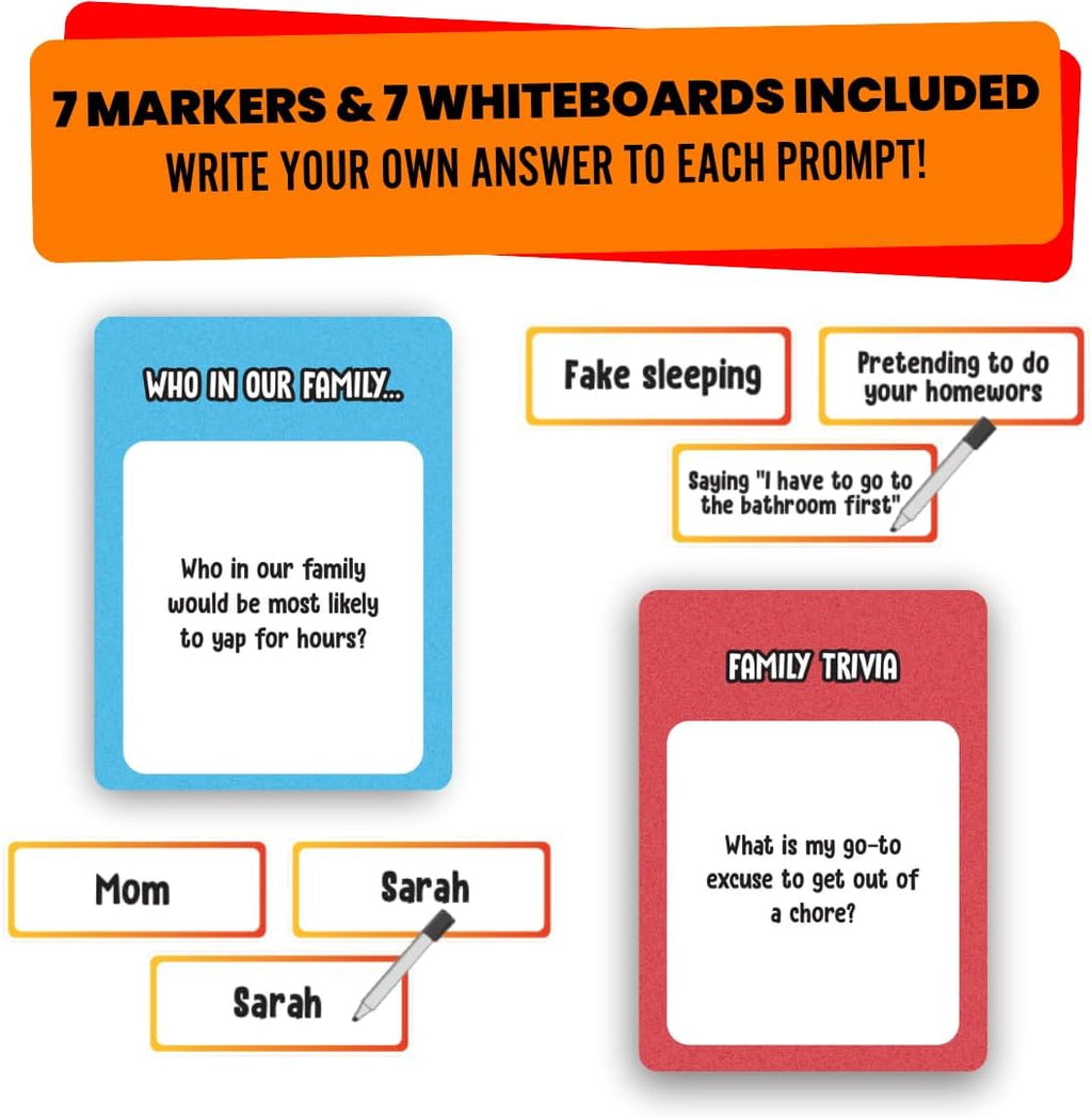 Who in Our Family? – Hilarious Family Party Game | Trivia, “Most Likely to” & Head-to-Head Challenges | Fun Family