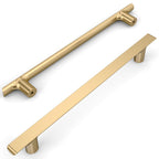 6 Pack Champagne Bronze Cabinet Pulls 12.6 Inch(320MM) Hole Centers Kitchen Cabinet Handles Hardware Kitchen Handles