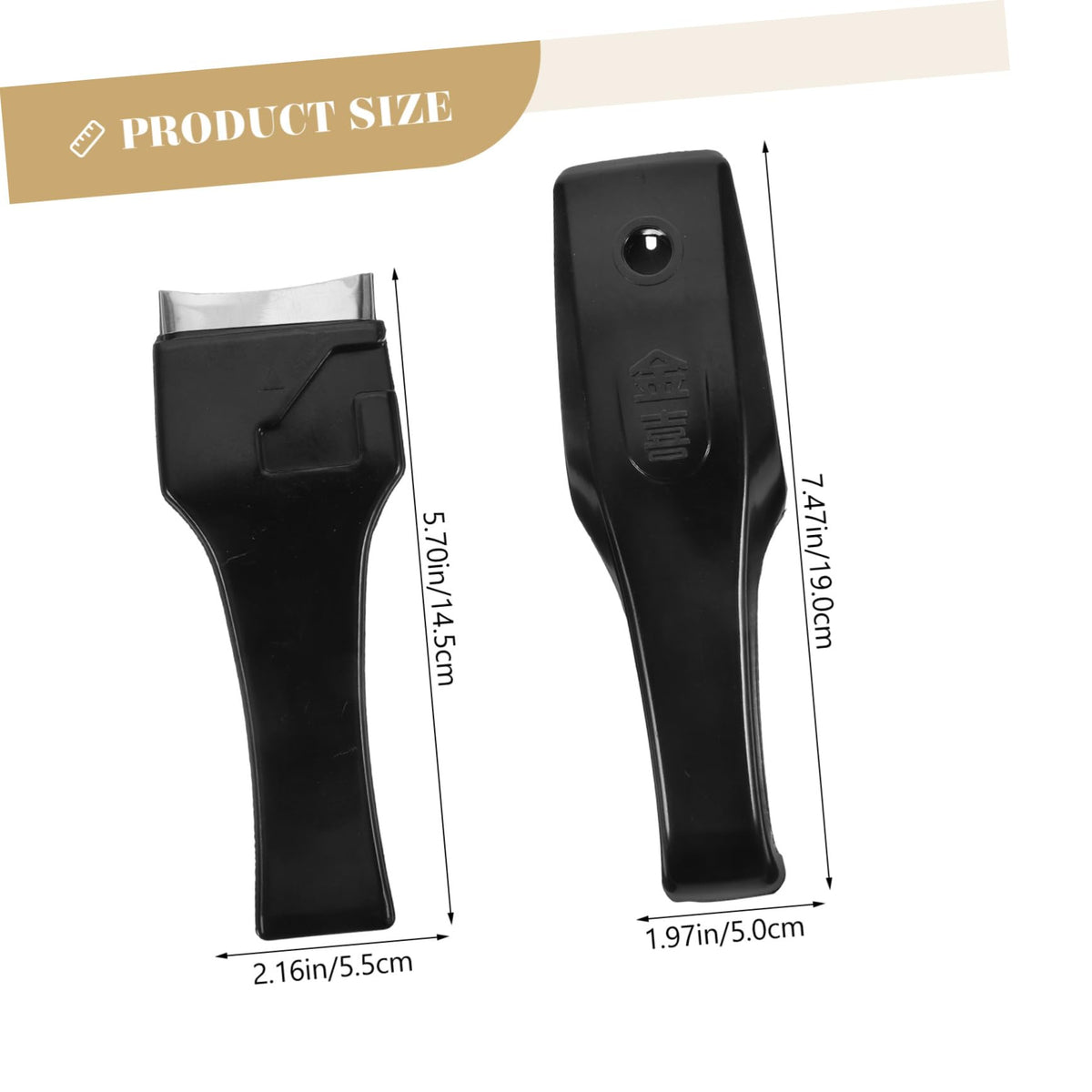 Pressure Cooker Handle Pair, Bakelite Ergonomic Black Replacement
