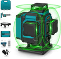 16 Line Green Laser Level Pro,4x360 4D Cross Line for Construction | Self Leveling Lazer Leveler Tool,4x360° Vertical