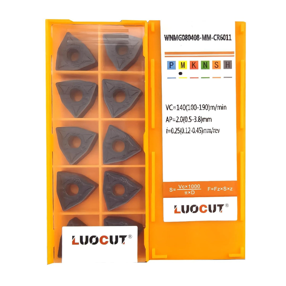 20PCS WNMG432 Lathe Turning Inserts for Stainless WNMG080408-MM-CR6011