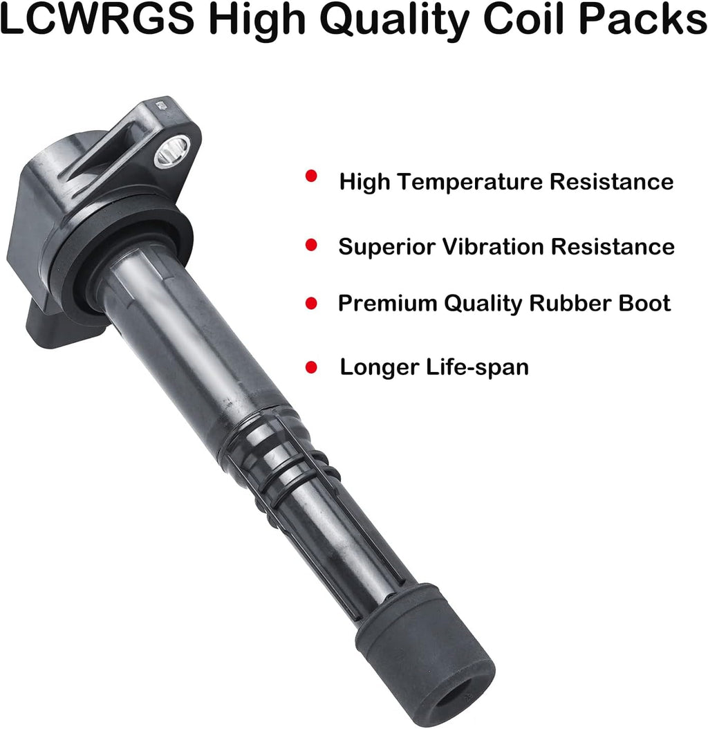 Set of 4 Ignition Coils for Honda CRV Accord Element