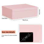 Extra Large Gift Box 16.5x13x5.5 inches,Pink Gift Boxes with Lids for Presents,Perfect for Birthday,Valentine's