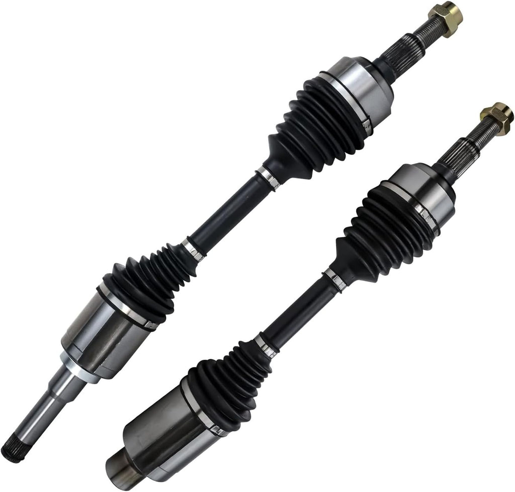Detroit Axle - 2.4L Front 2pc CV Axles for 10-17 Chevy Equinox GMC Terrain